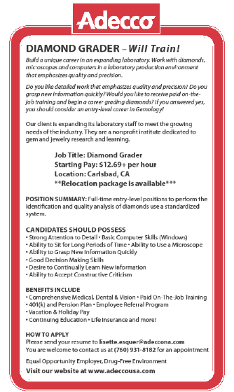 Diamond Grader