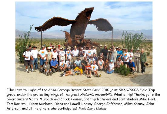 2010 Field Trip participants