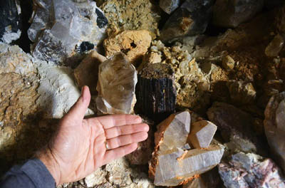 Ocean View Mine crystals