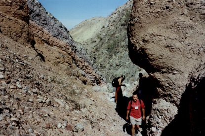 Climbing side canyon of Canyon Sin Nombre