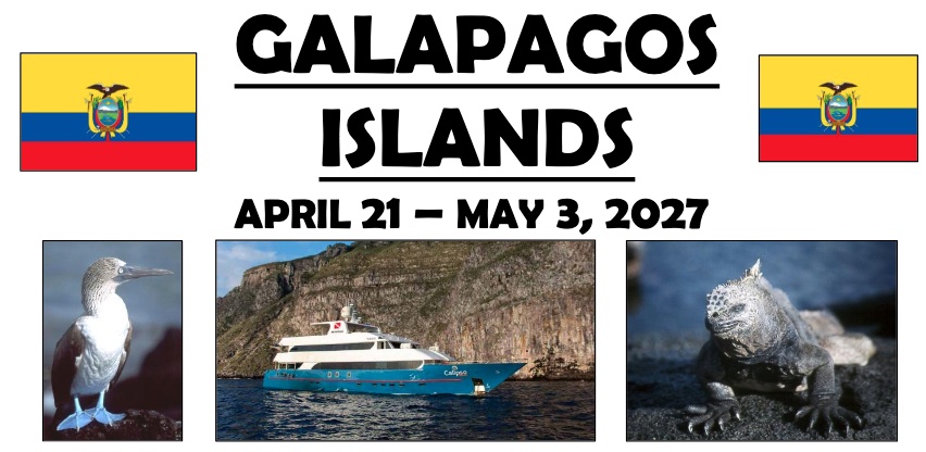 Galapagos Tour 2027
