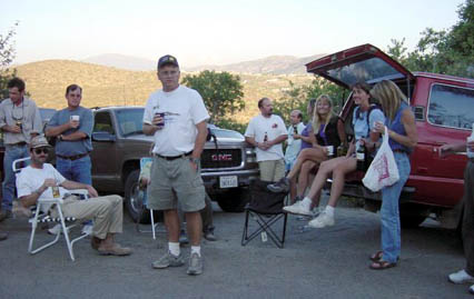 Time for refreshments at camp