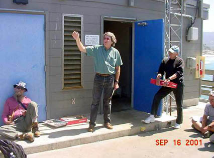 Walt Crampton at Scripps Pier
