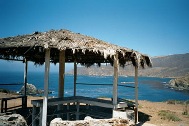 view from campground