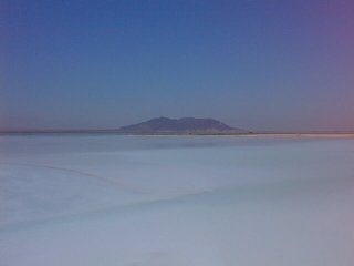 lake and volcano